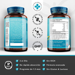 Colágeno hidrolizado con ácido hialurónico y vitamina C