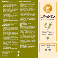 Aceite esencial de lavanda