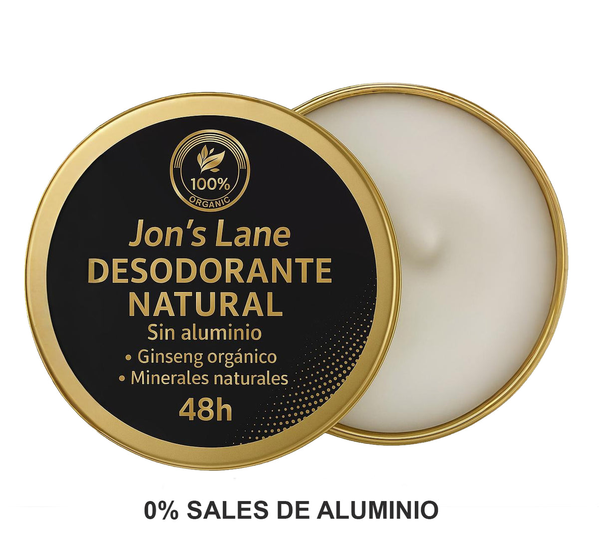 Desodorante natural sin aluminio